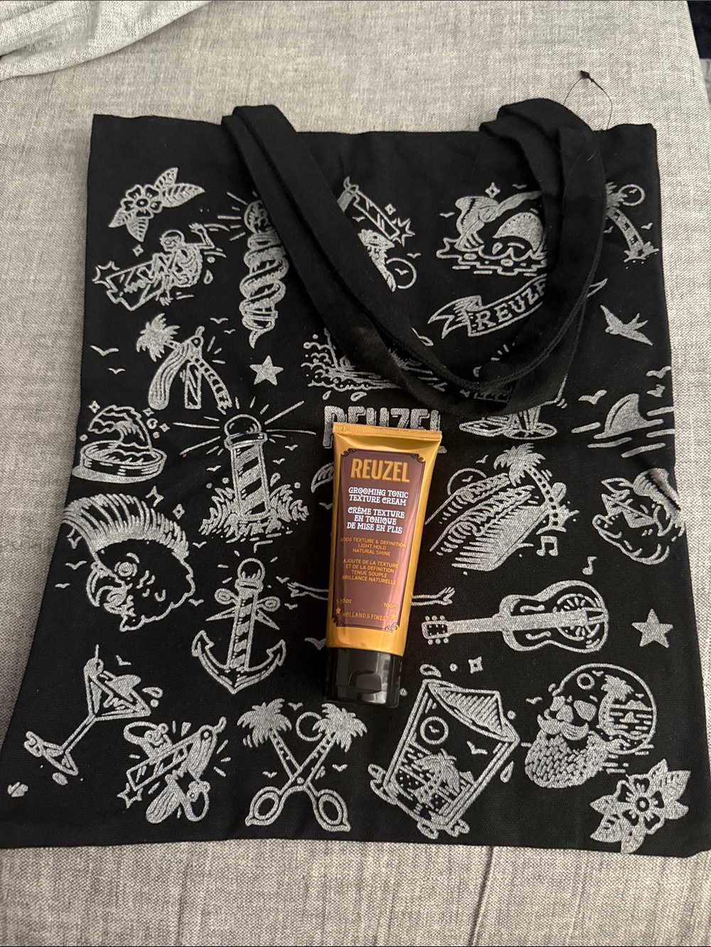 Reuzel Hair Grooming Tonic Cream & Tote Bag